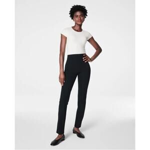SPANX Smooth Women’s XL Petite Perfect Fit Ponte Slim Straight Pant Black 20254Q